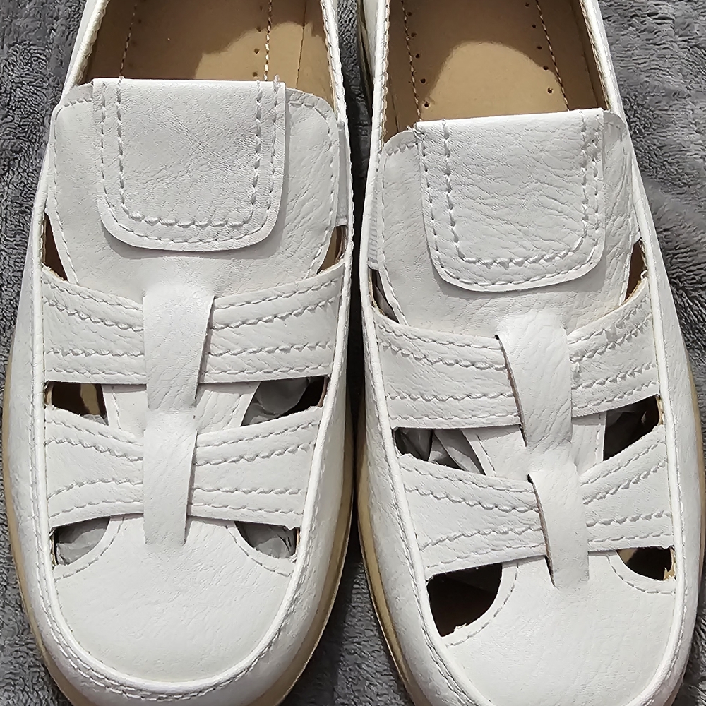 Women's White Loafers
